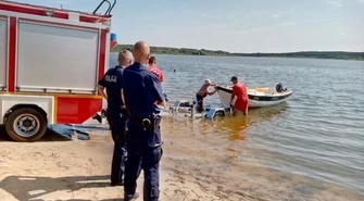 Policjanci kontrolowali Zalew Cieszanowicki