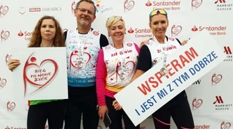 Reprezentowała nasz powiat podczas Biegu po Nowe Życie