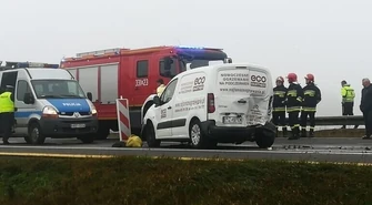 Zderzenie czterech aut na A1