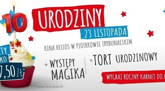 10. urodziny piotrkowskiego kina Helios