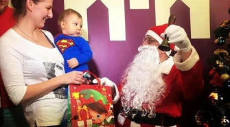 Mikołajki w szpitalu powiatowym w Piotrkowie