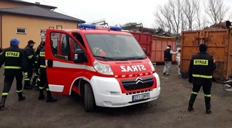 Strażacy razem dla Krystianka! Zbiórka złomu w powiecie