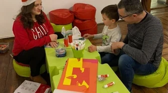 Popołudnie w pracowni Świętego Mikołaja