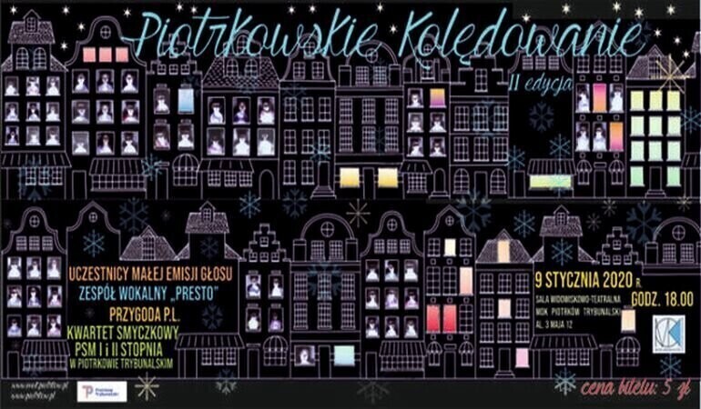 Przed nami druga edycja Piotrkowskiego kolędowania
