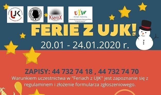 UJK zaprasza na aktywne ferie