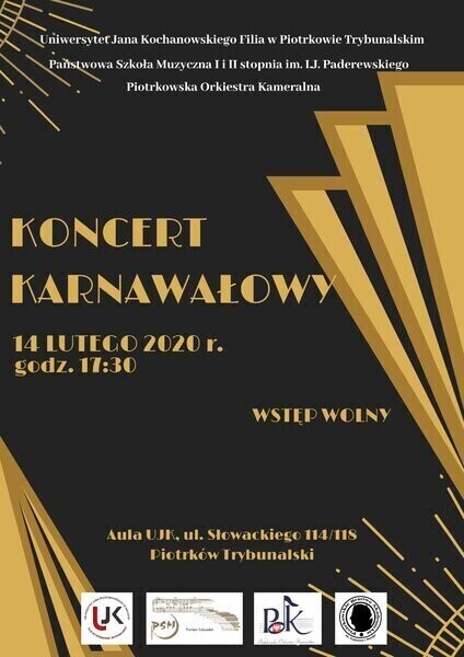 Koncert karnawałowy w Piotrkowie