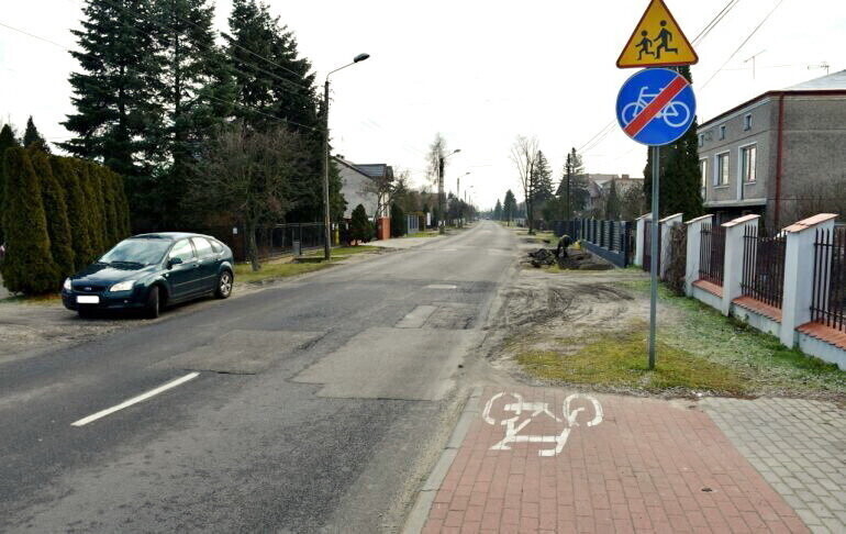 Na Zalesickiej wreszcie będzie chodnik