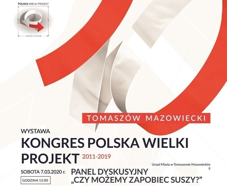 Czy możemy zapobiec suszy Konferencja w Tomaszowie