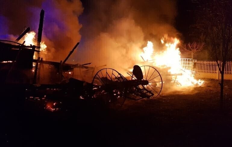 Pożar stodoły w gminie Wolbórz AKTUALIZACJA