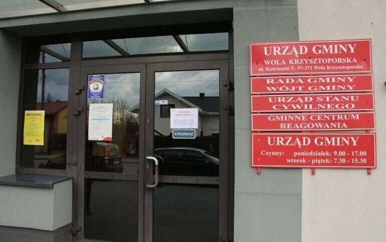 Od poniedziałku Urząd Gminy zamknięty dla interesantów