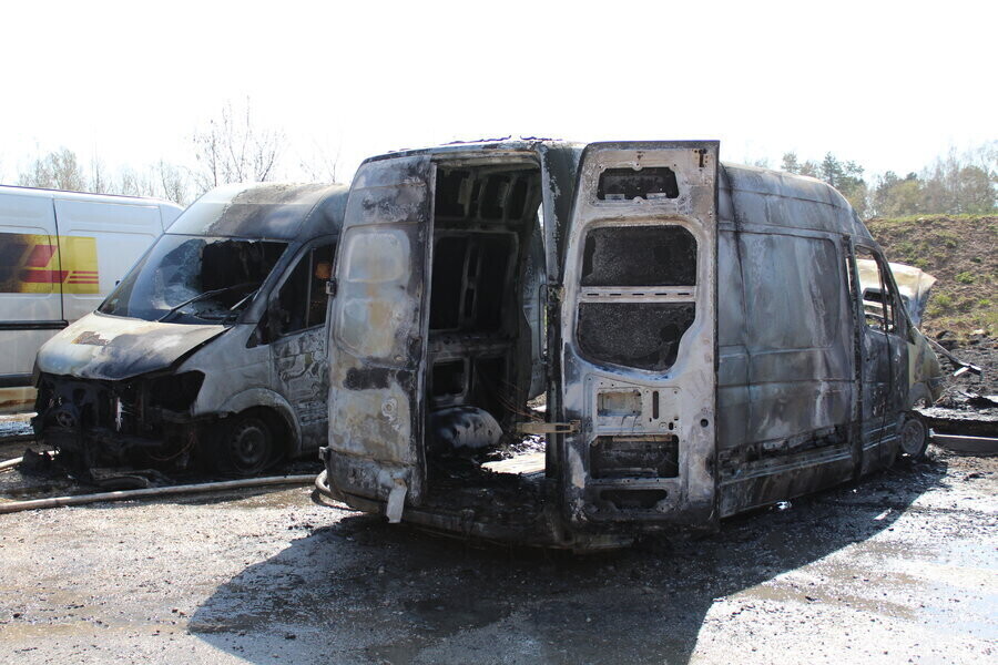 Pożar przy ul. Życzliwej w Piotrkowie