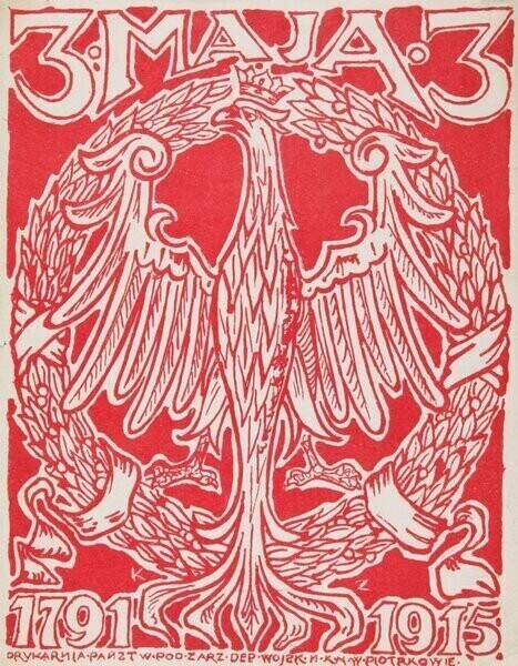 100-letnia naklejka połączy piotrkowian w rocznicę uchwalenia Konstytucji 3 Maja