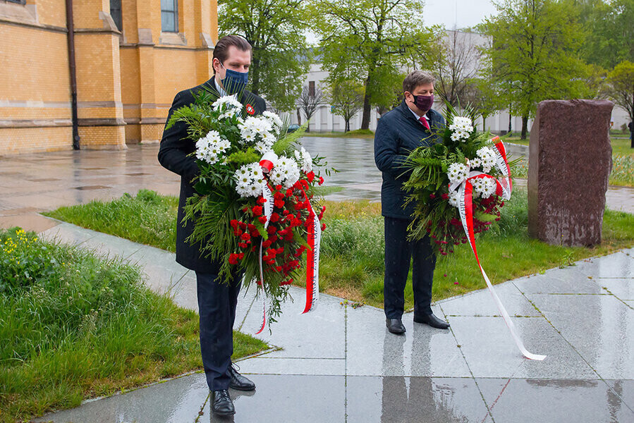 Władze województwa łódzkiego także uczciły Święto Konstytucji