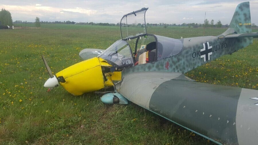 Samolot wylądował awaryjnie w Piotrkowie