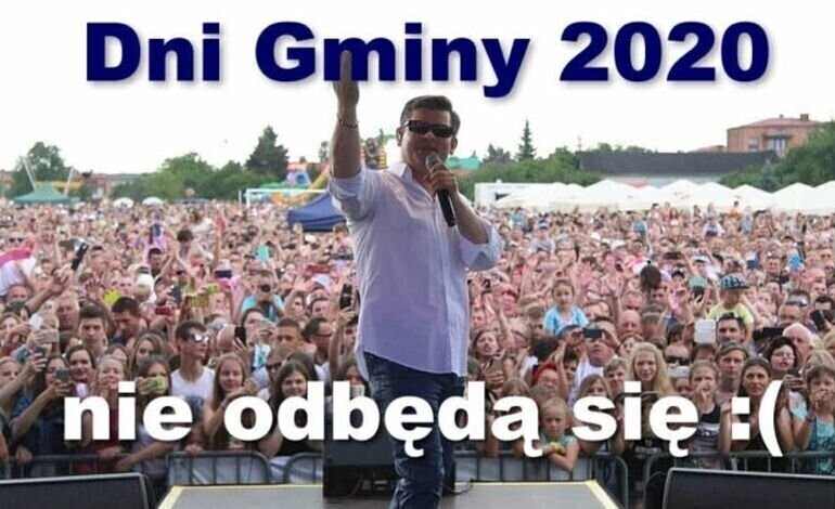 Dni Gminy 2020 nie odbędą się
