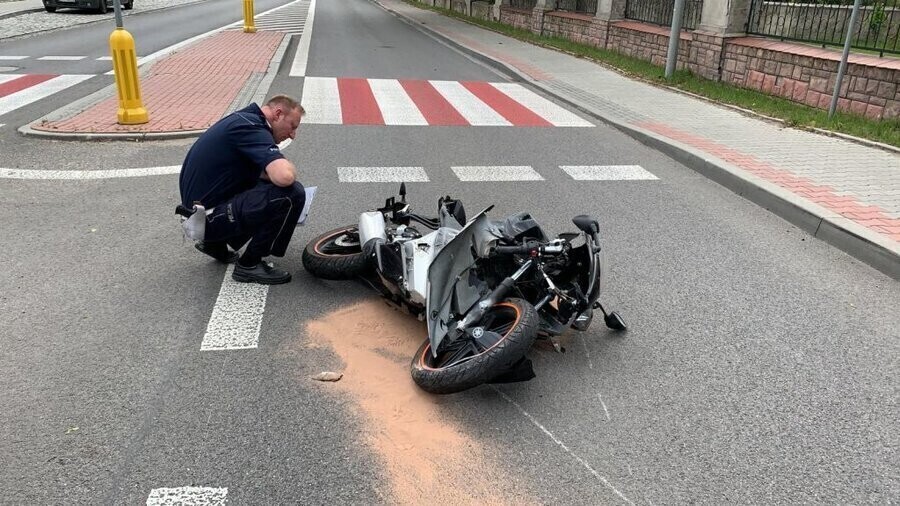 22-letni motocyklista zginął na drodze