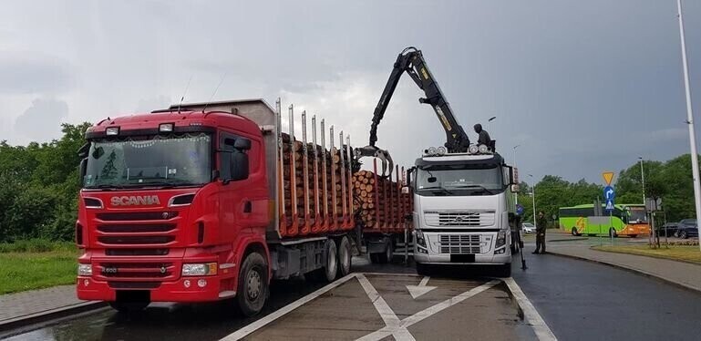 ITD znów zatrzymała przeładowane ciężarówki