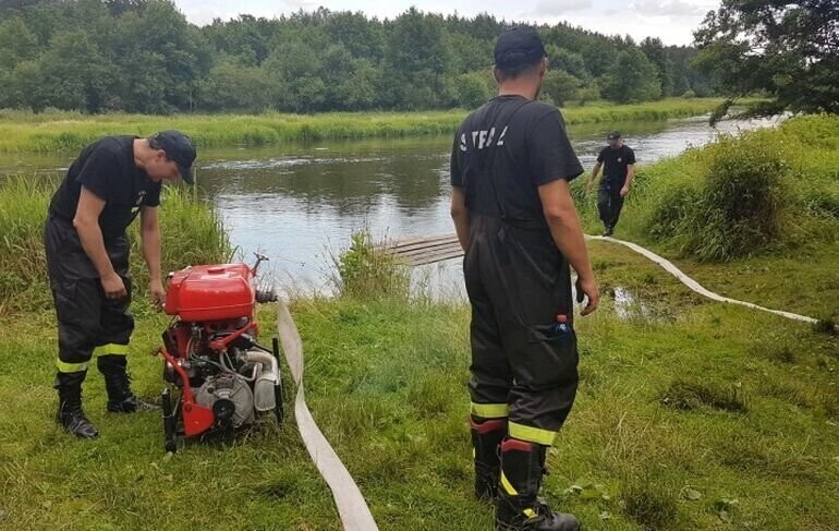 Gdyby doszło do pożaru... Strażacy i leśnicy skontrolowali punkty czerpania wody