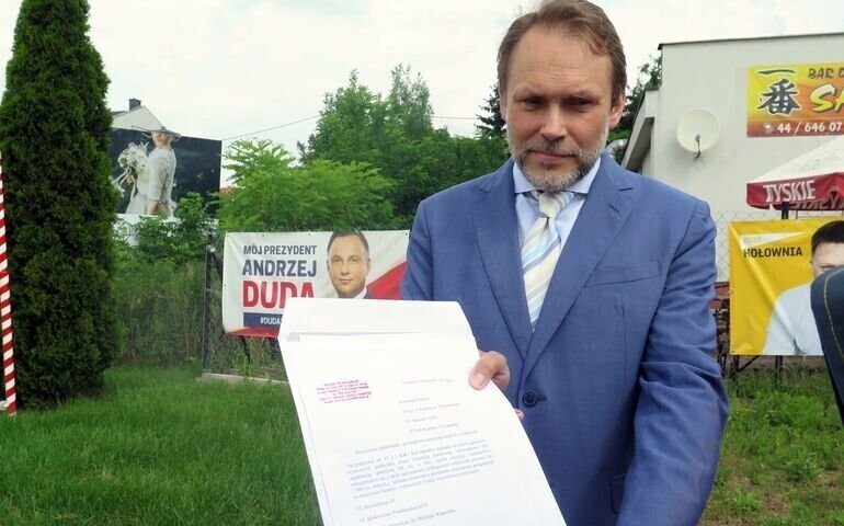 Niszczenie banerów wyborczych. Poseł złożył doniesienie