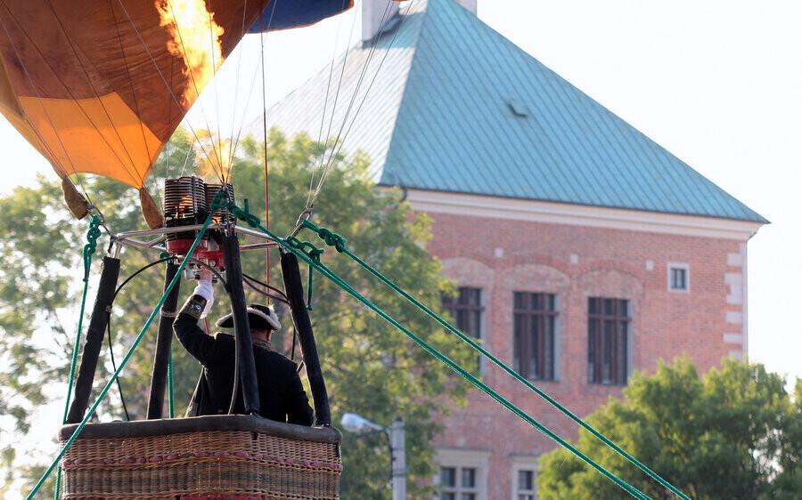 Balon nad Piotrkowem ZDJĘCIA