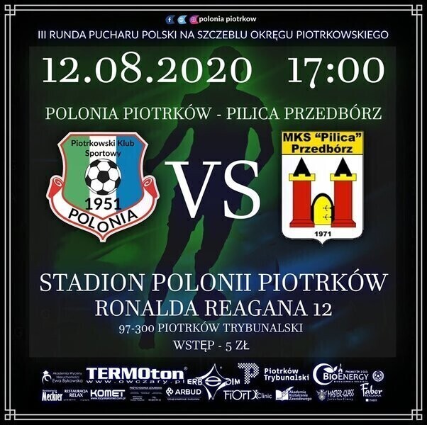 Polonia zagra z Pilicą