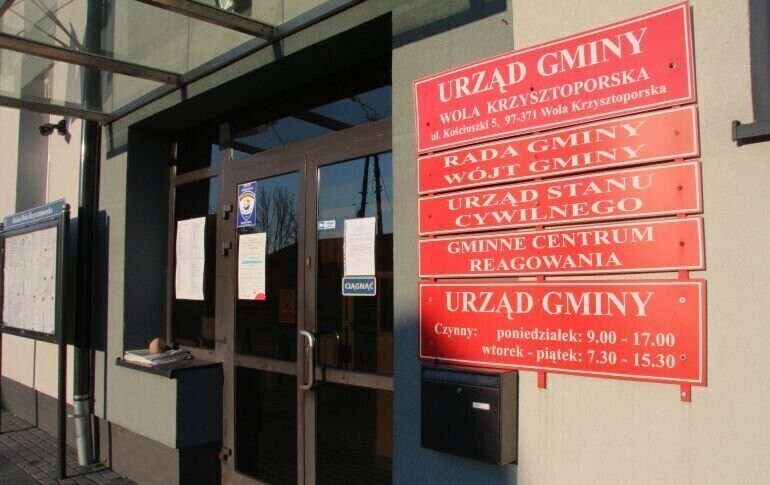 Wola Krzysztoporska 17 sierpnia Urząd Gminy będzie nieczynny
