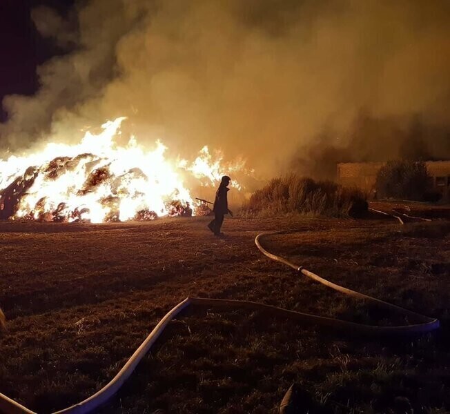 Pożar w gminie Moszczenica