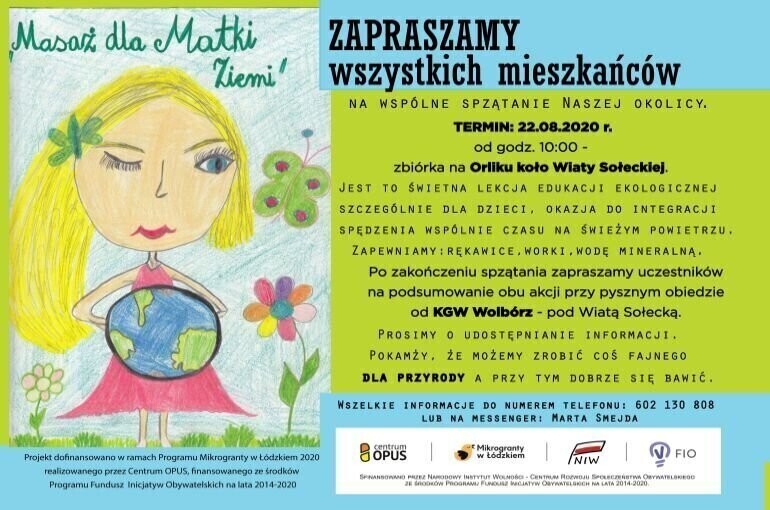 Drugi masaż dla Matki Ziemi w Wolborzu. Już w sobotę