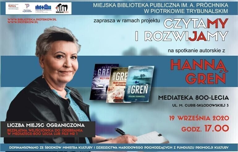 Spotkanie z autorką mrocznych kryminałów