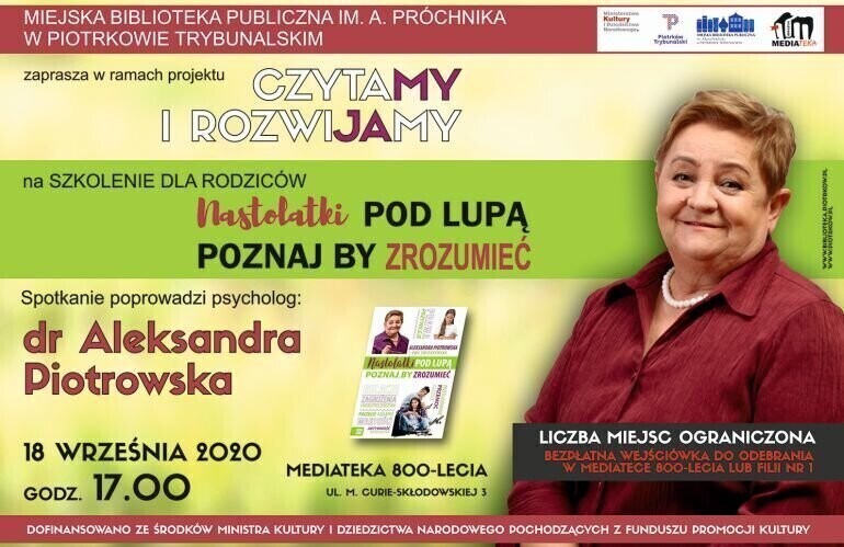 Poznaj by zrozumieć. Biblioteka zaprasza rodziców