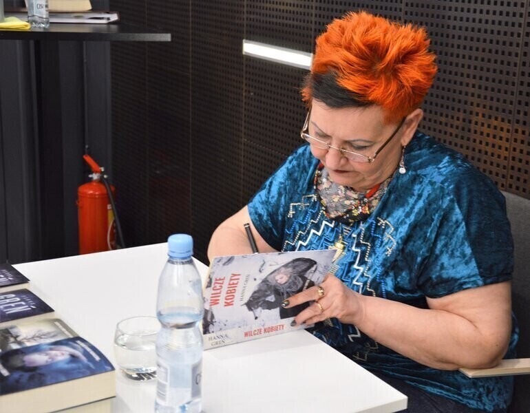 Hanna Greń odwiedziła Mediatekę 800-lecia