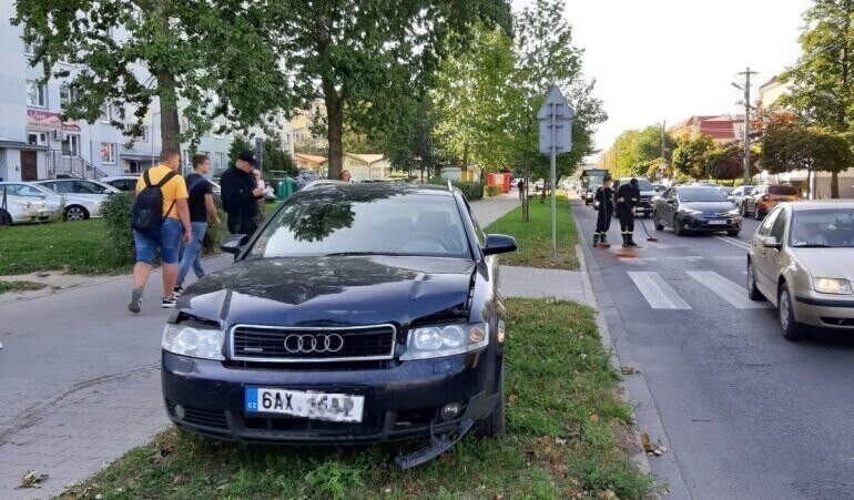 Stłuczka w centrum Piotrkowa
