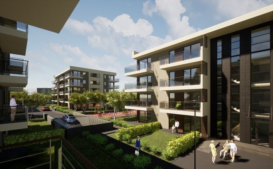 Belzacka Park - nowe osiedle w Piotrkowie WIZUALIZACJE FILM