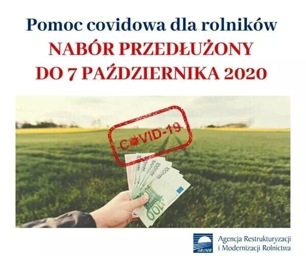 Nabór wniosków dla rolników poszkodowanych przez COVID-19 na finiszu