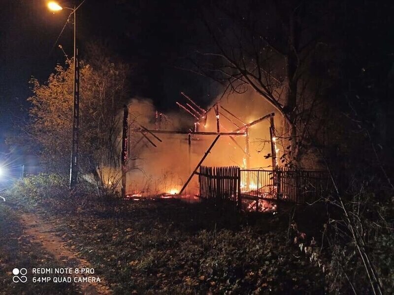 Spłonęła stodoła