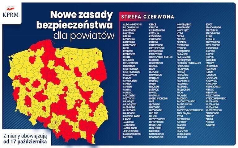 Piotrków i powiat w strefie czerwonej. Szkoły przechodzą na zdalne nauczanie