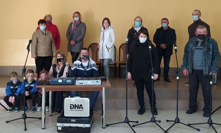 Gmina Wola Krzysztoporska Glina ma nagłośnienie