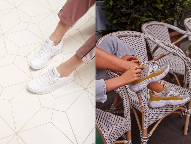 Z czym łączyć damskie sneakersy