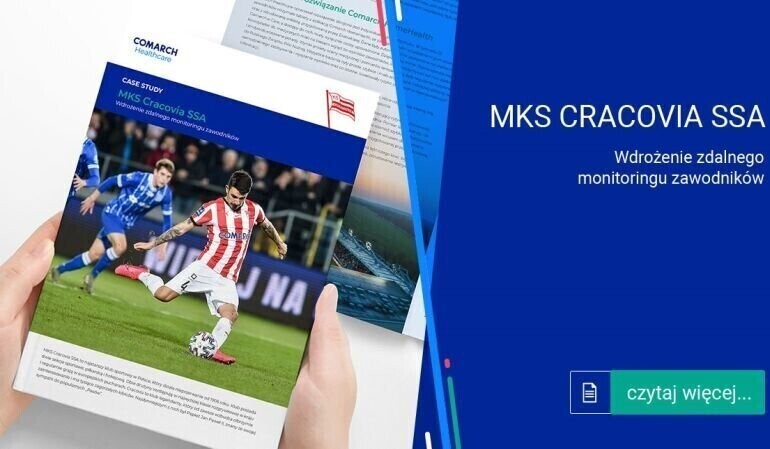Medycyna na odległość - tajna broń drużyny futbolowej Cracovii