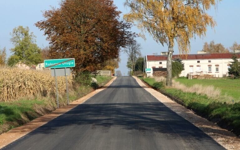 Gmina Wola Krzysztoporska Droga Rokszyce Oprzężów gotowa