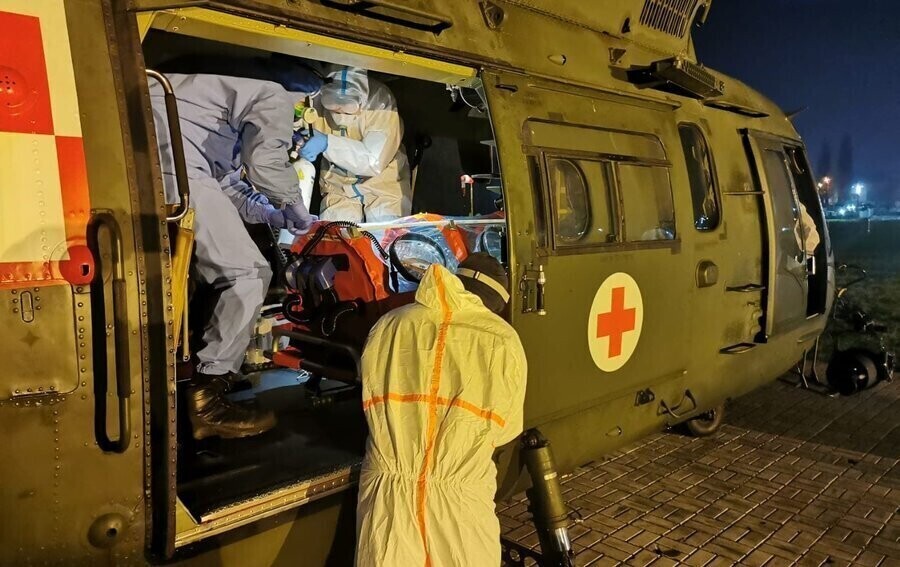 Żołnierze wsparli LPR w transporcie zakażonego