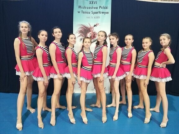 Piotrkowskie tancerki z tytułami Mistrzów i Wicemistrzów Polski