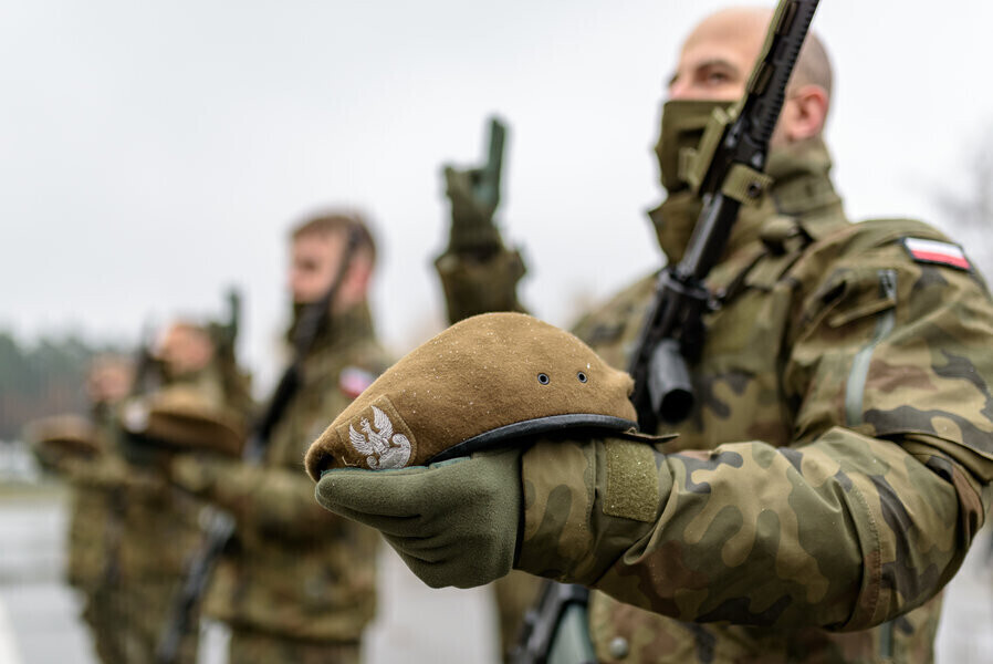 Przysięga łódzkich terytorialsów