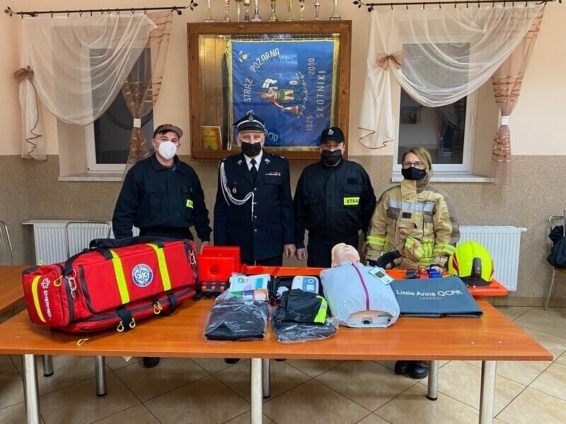 Nowy sprzęt dla OSP Skotniki