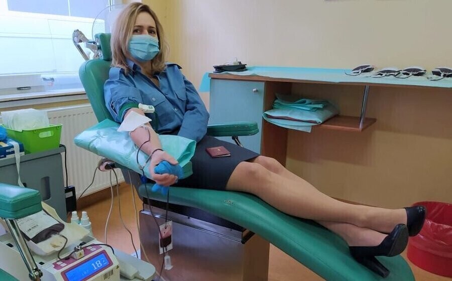 Służba Więzienna oddaje krew galeria