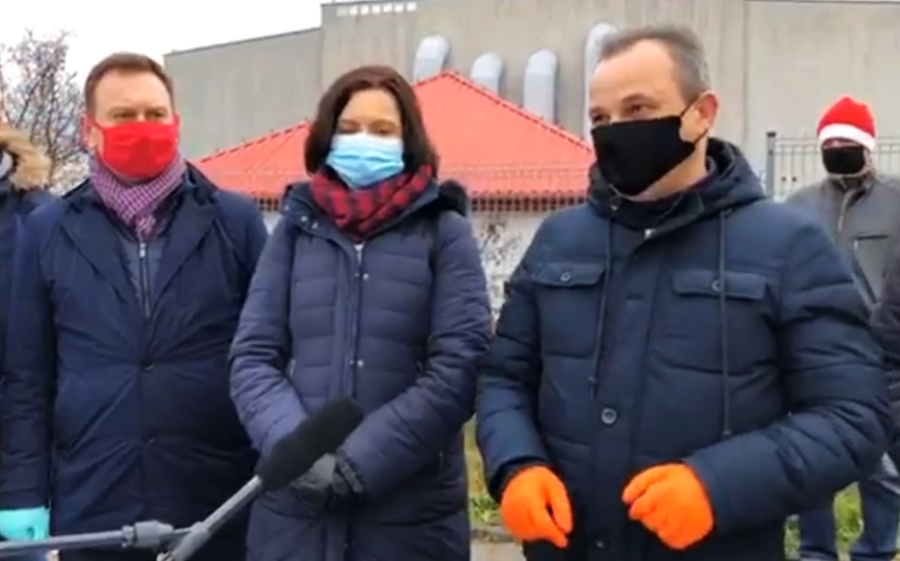 Lewicowy świąteczny poczęstunek na Balcerku