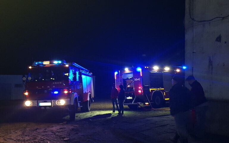 Pożar w Gorzkowicach