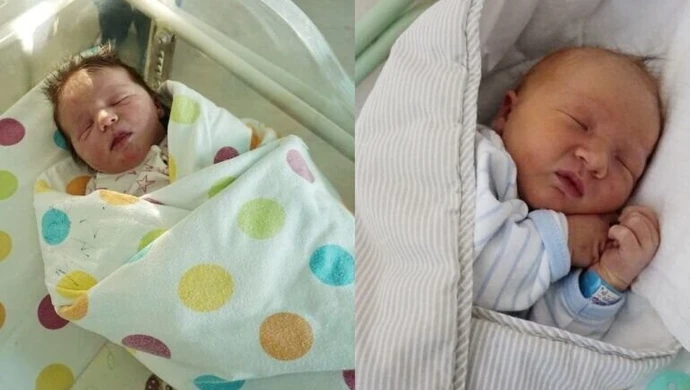 Zosia i Kacper to pierwsi mieszkańcy Wolborza urodzeni w 2020 r.