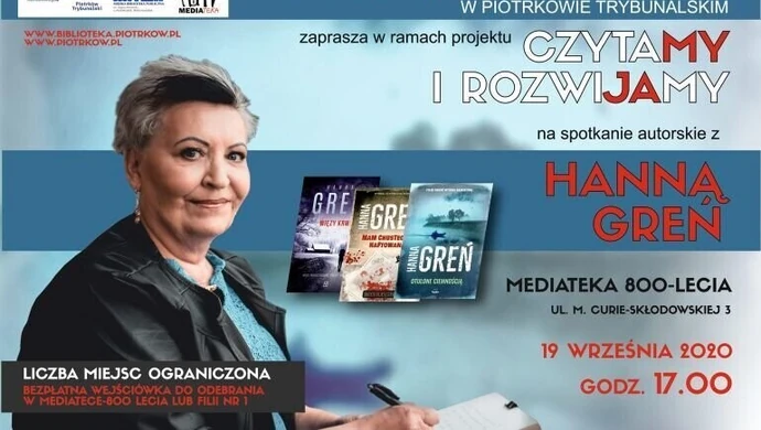 Spotkanie z autorką mrocznych kryminałów