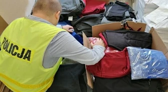 Podrabiane towary na piotrkowskim targowisku